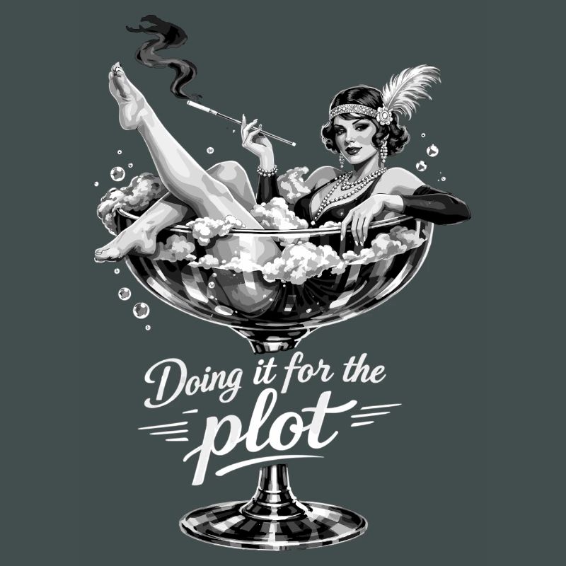 Doing it for the plot – Vintage Flapper Glas