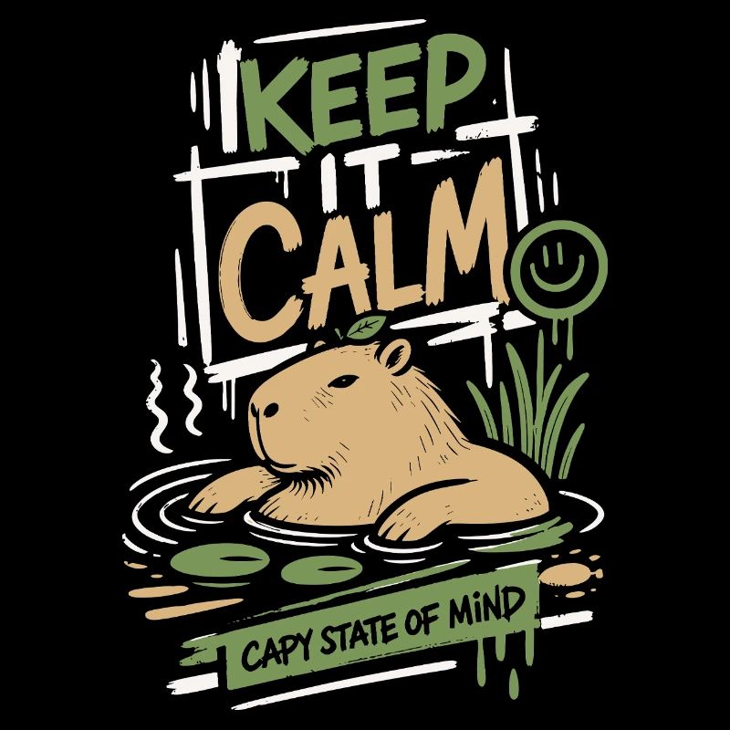 Keep It Calm Capy State Mind