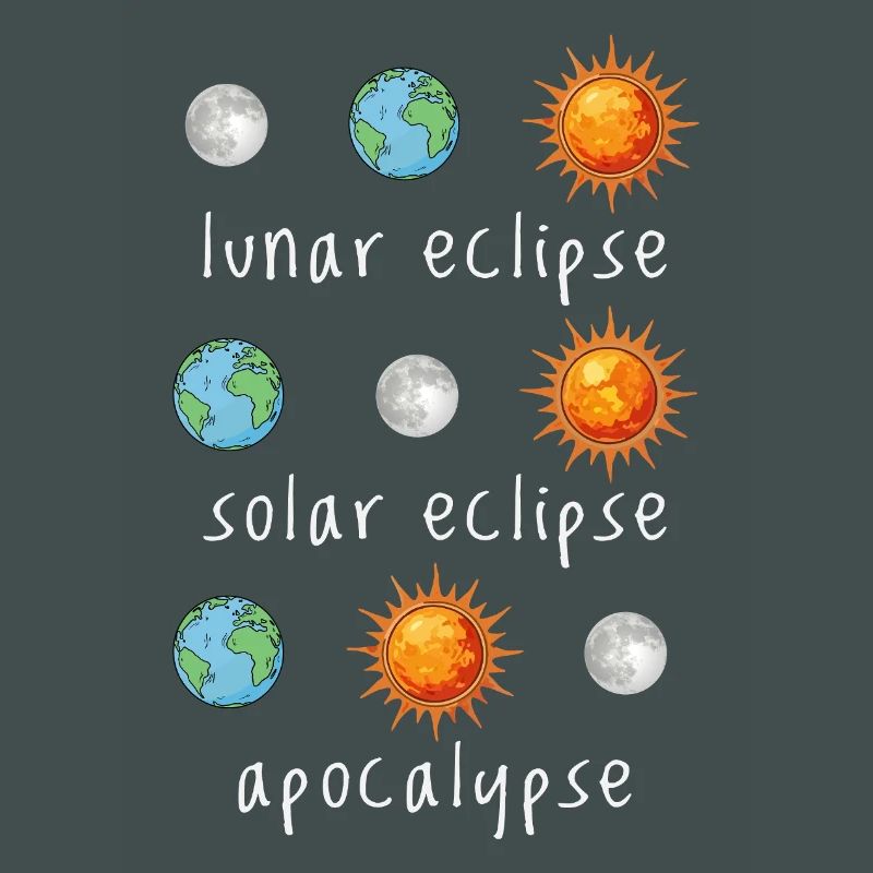 Lunar Eclipse Solar Eclipse Apocalypse Humor