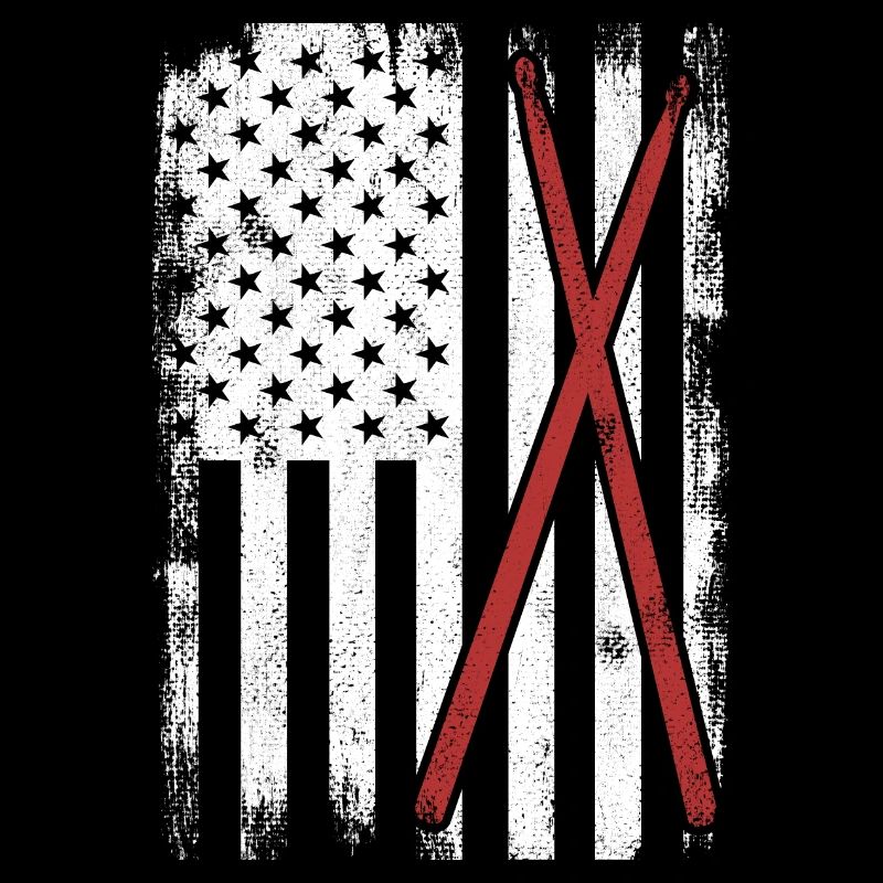 Drums USA Flag