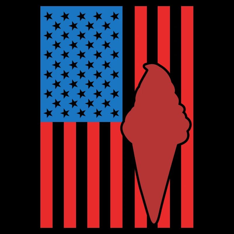 Ice Cream U.S. Flag