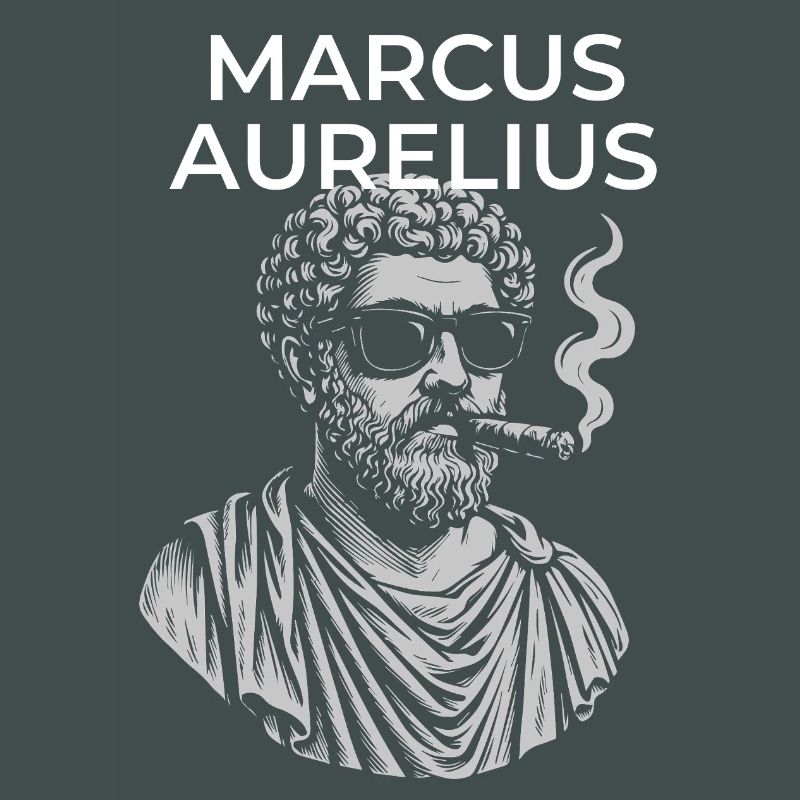 Marcus Aurelius Classical Philosopher Portrait 