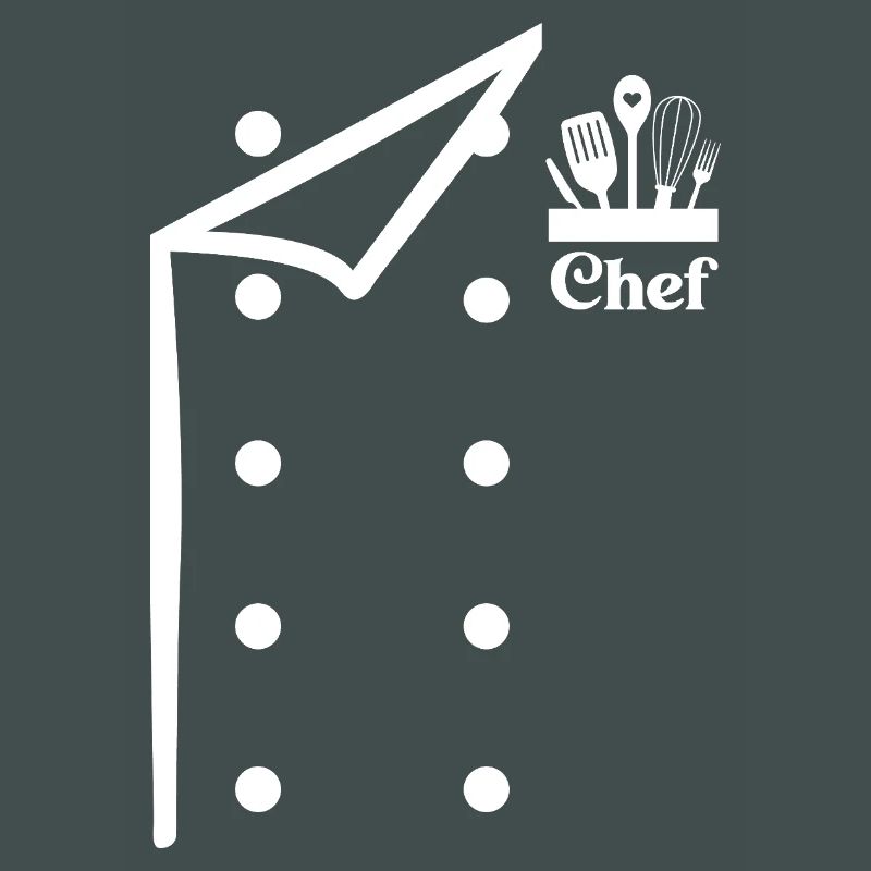 Funny Chef Head Chef Baker Chef Uniform With Tools