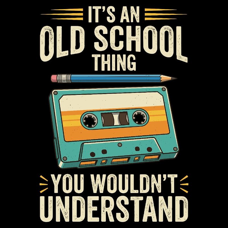 Old School Cassette Design – Retro Mixtape