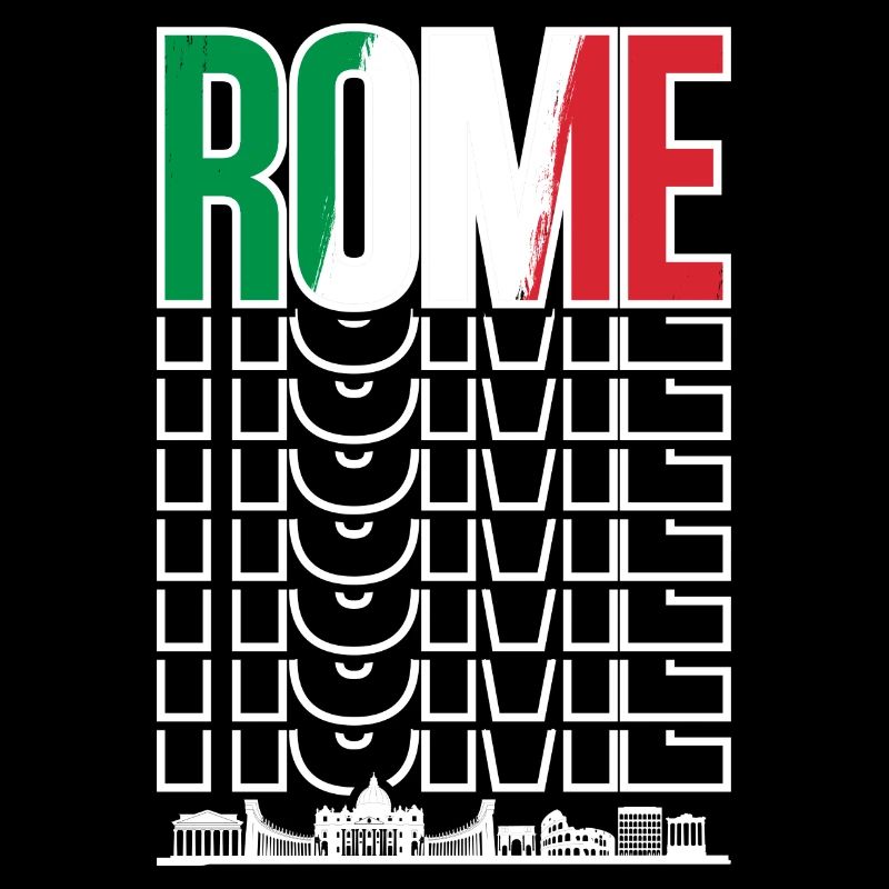 Rome Wordmark Repetition