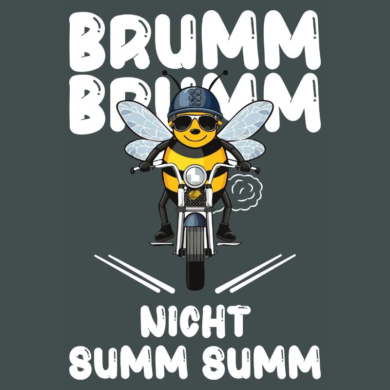 Bee Motorcycle Buzz Buzz Not Buzz Buzz White