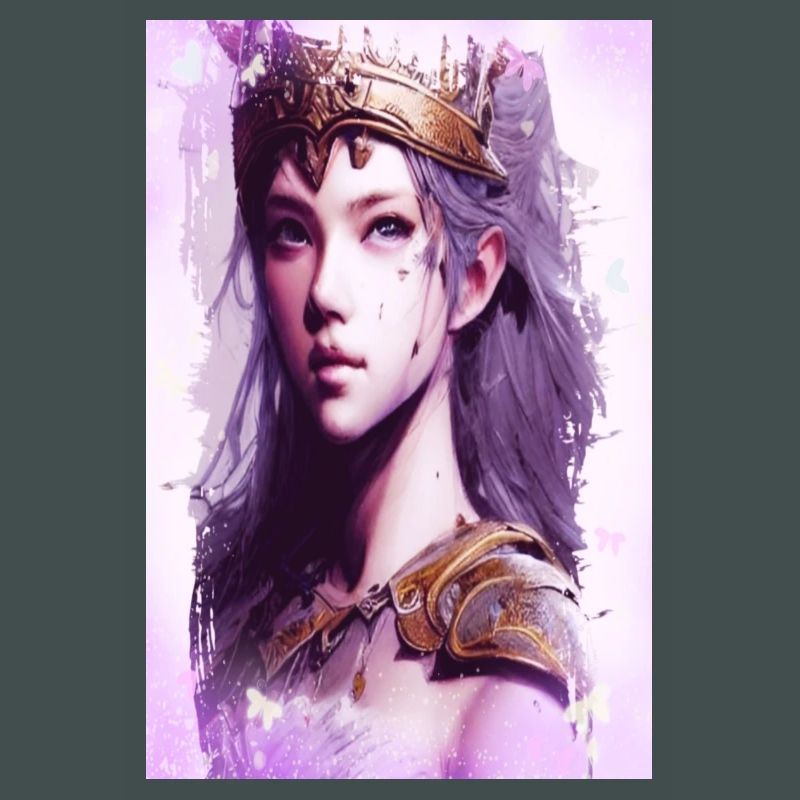 Valkyrie Amazon Warrior Fine Art Affiche