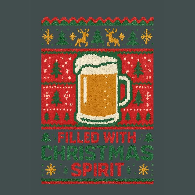 Bierkrug Weihnachtspullover