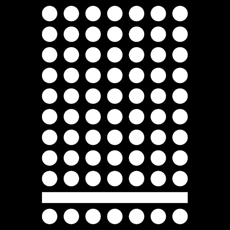 Monochrome Polka Grid Tee