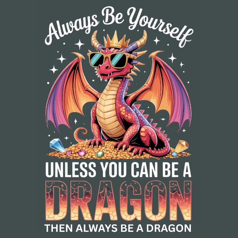 Sei immer du selbst, es sei denn, du kannst ein Drache sein