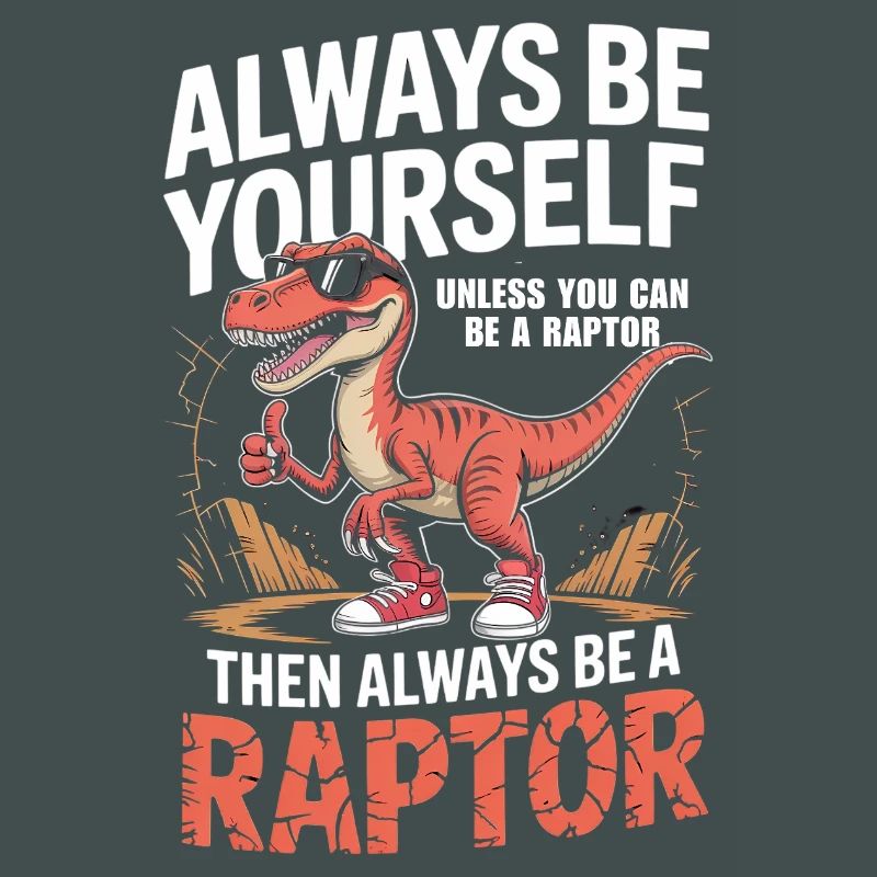 Sei immer du selbst, es sei denn, du kannst ein Raptor sein