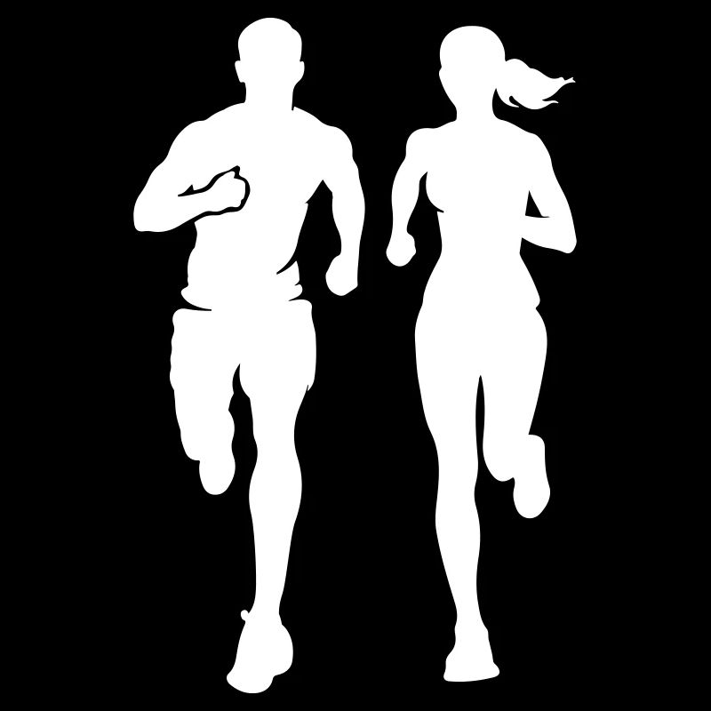 Marathon par équipe Marathon Silhouette