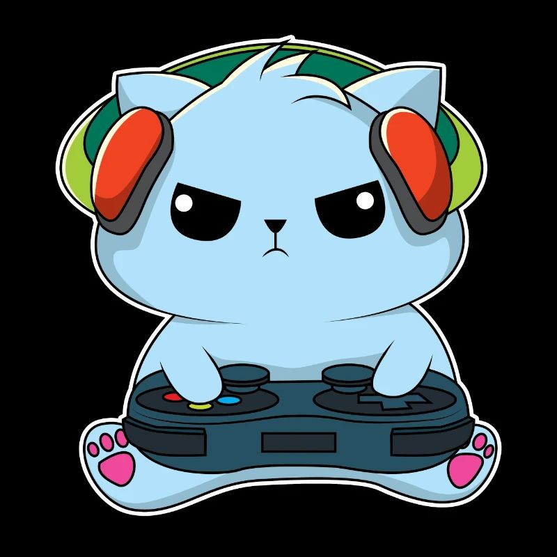 Gamer Cat - Design