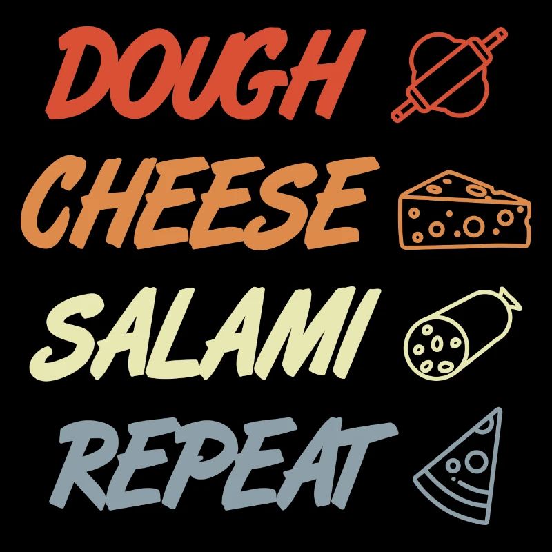 Lustiger Pizza Spruch