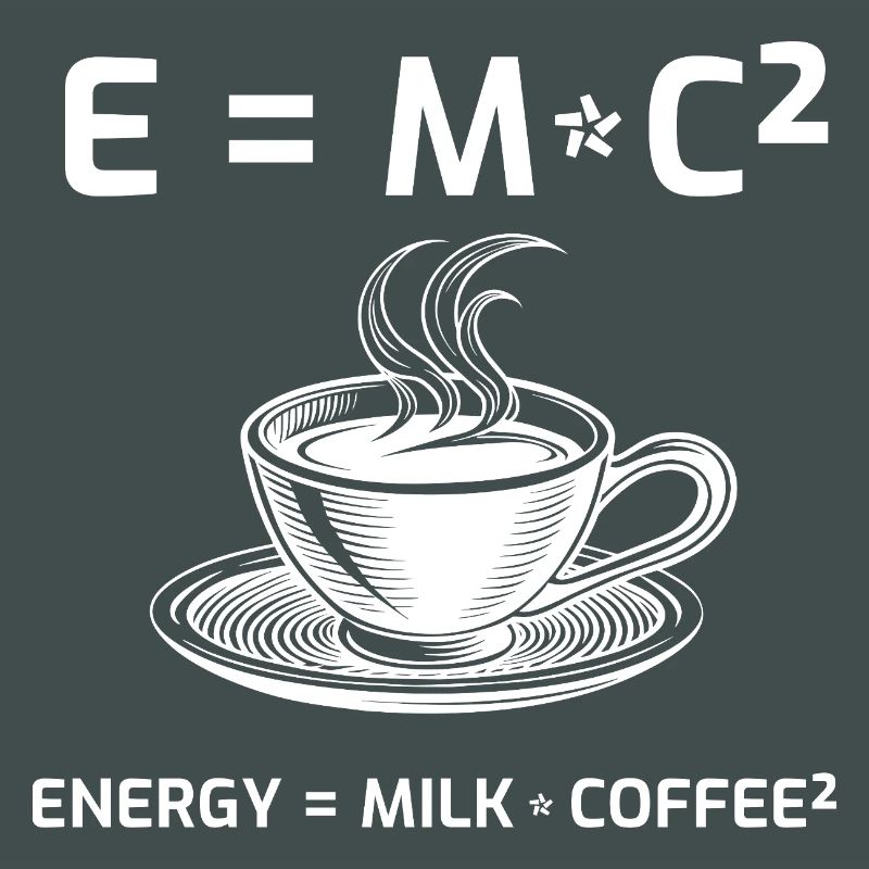 Coffee Drinker Coffee Formula E=MC2