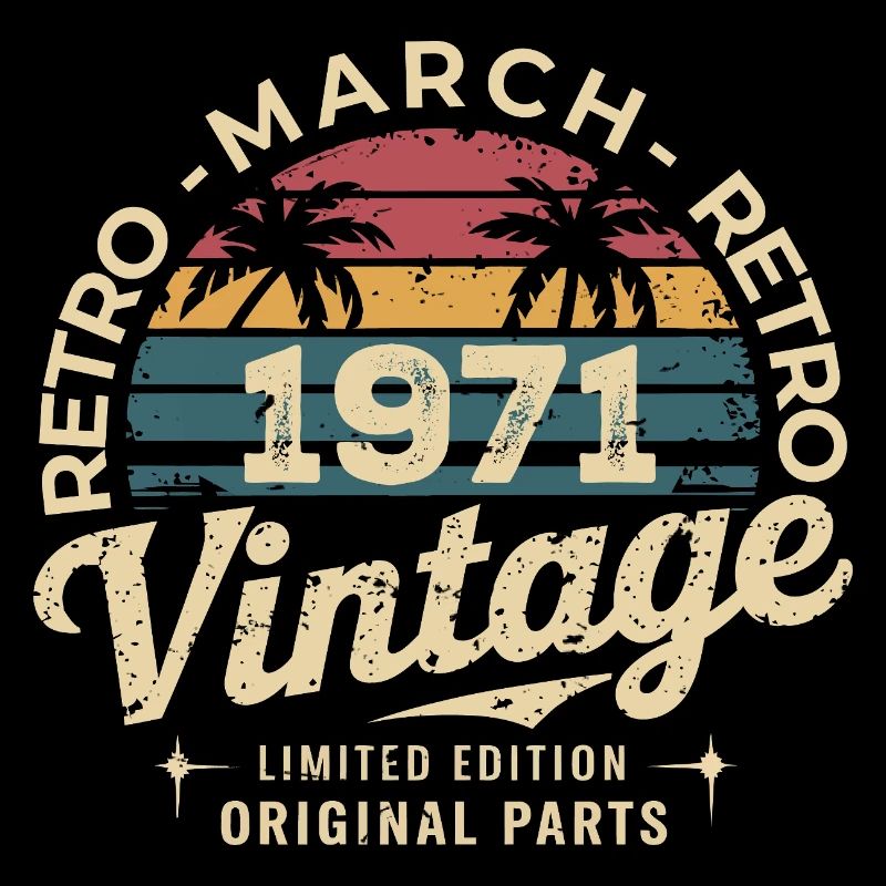 Anniversaire Mars 1971 Édition Limitée Retro March