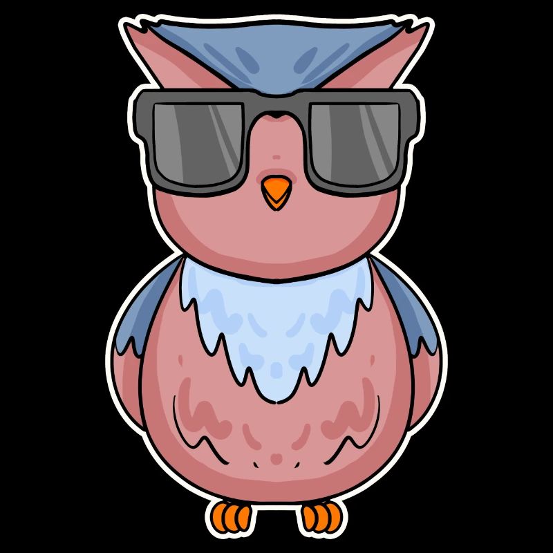 Eule mit Brille