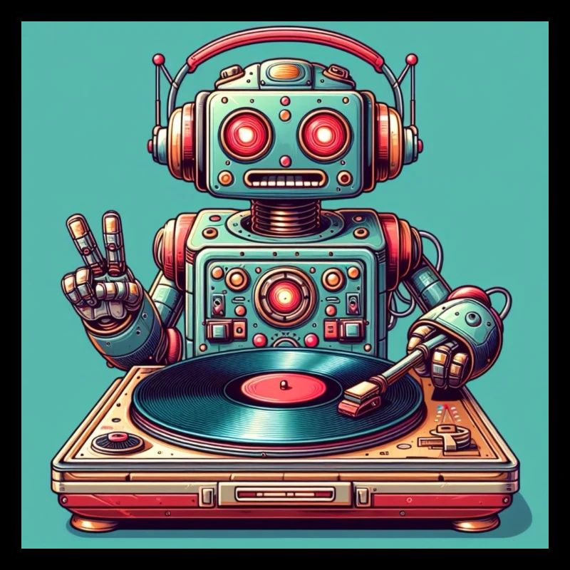 Platine vinyle robotisée