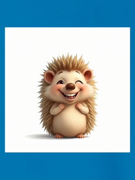 Cuddly hedgehog too cute