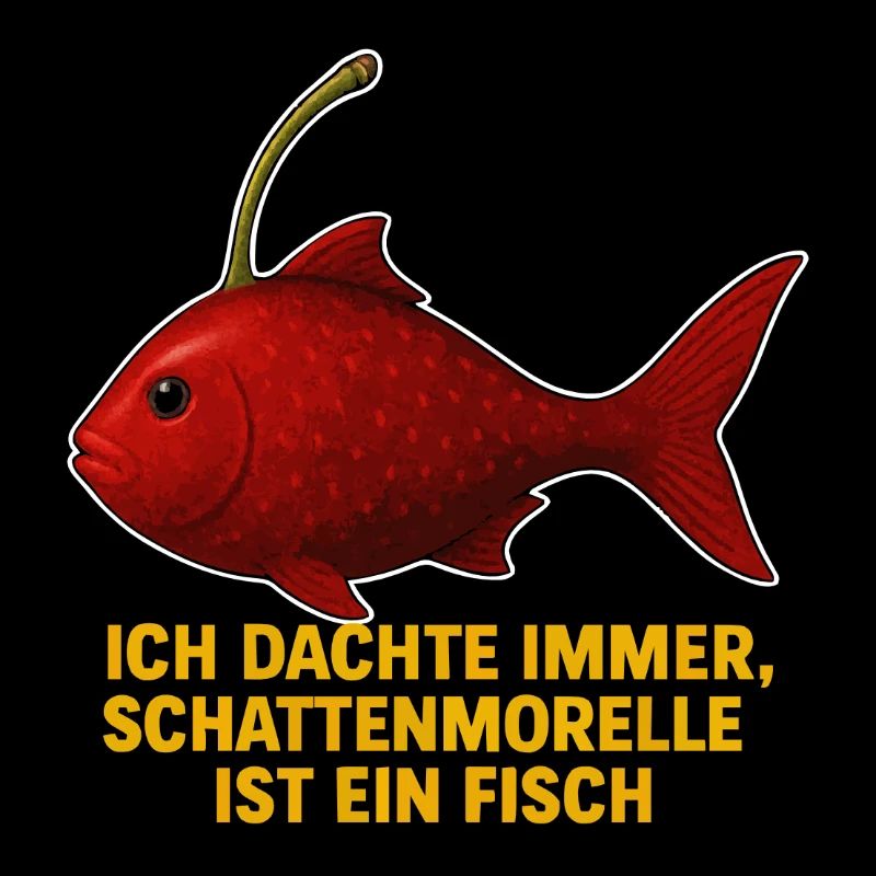 Fish morello cherries