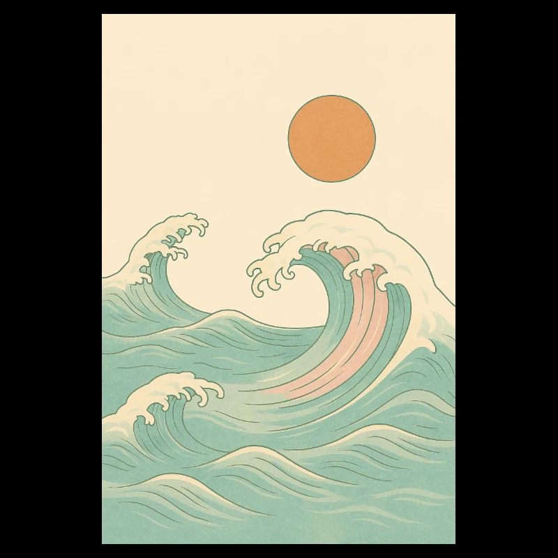 Ein sommerliches Bild am Meer