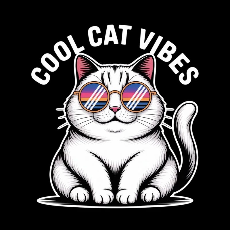 Buddy Cat with Wave Goggles