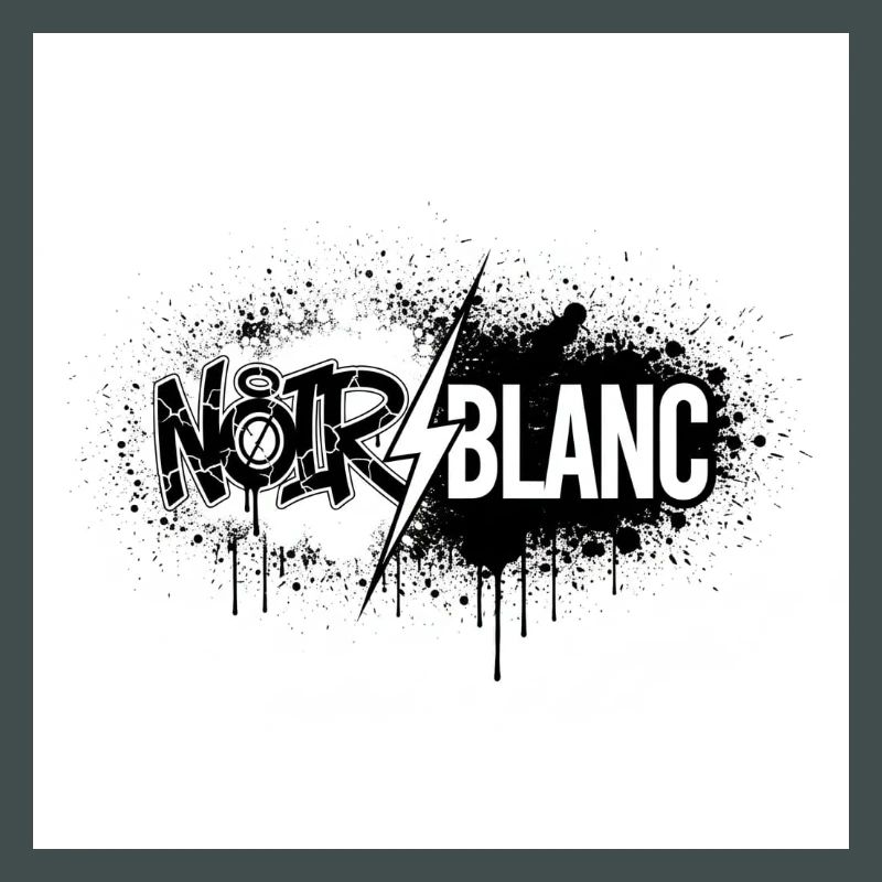 Nord Blanc Graffiti Éclair