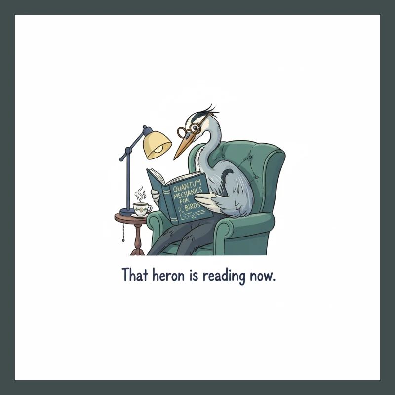 Quantenvogel-Lesen im Sessel