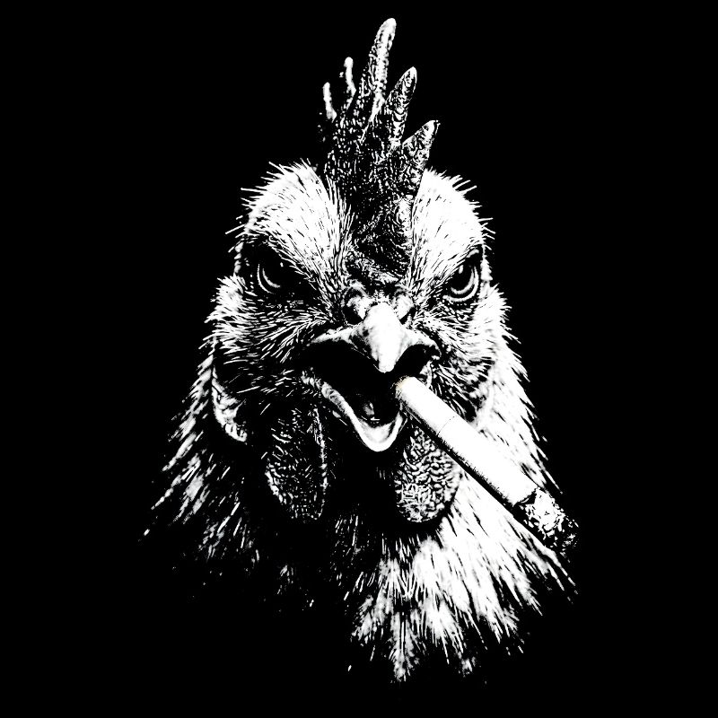 Smoking Hen Graphic