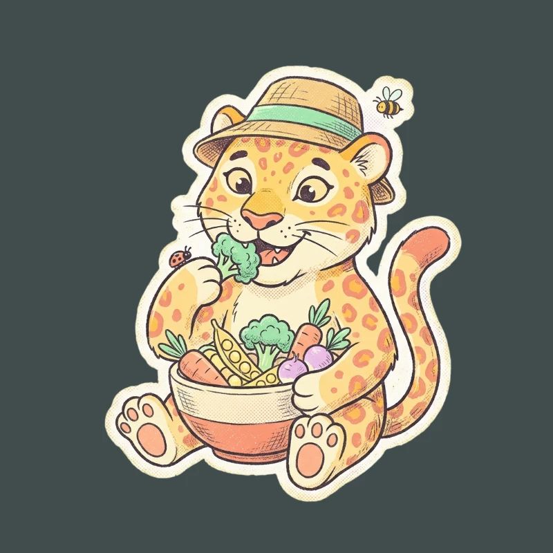 Leopard Kit with Vegetable Basket