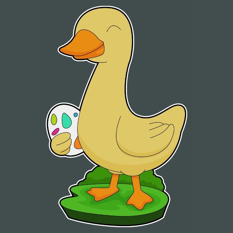 Duck Easter Easter Egg