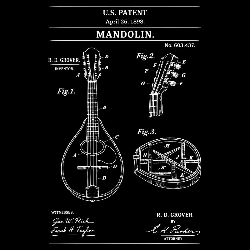 Mandolin Patent Diagram