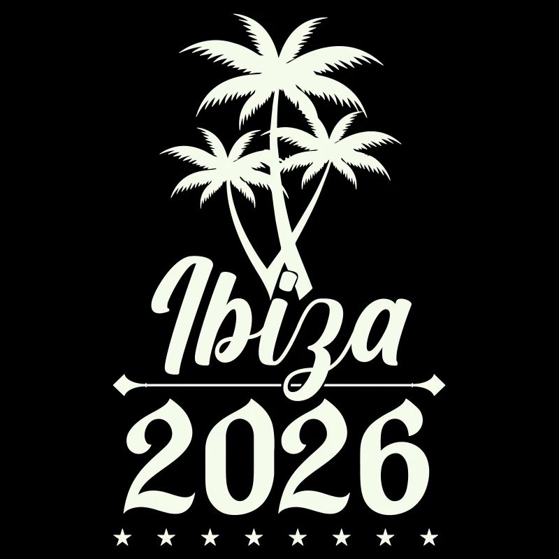 Ibiza 2026 Palm Trees Silhouette