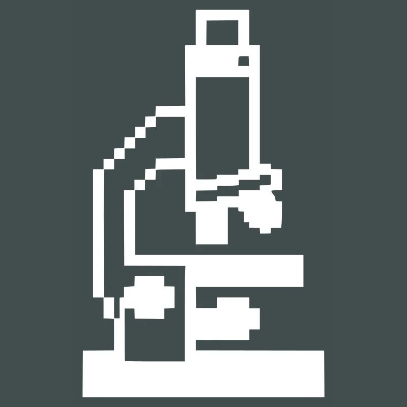 Laboratoire de microscope à pixels 8 bits