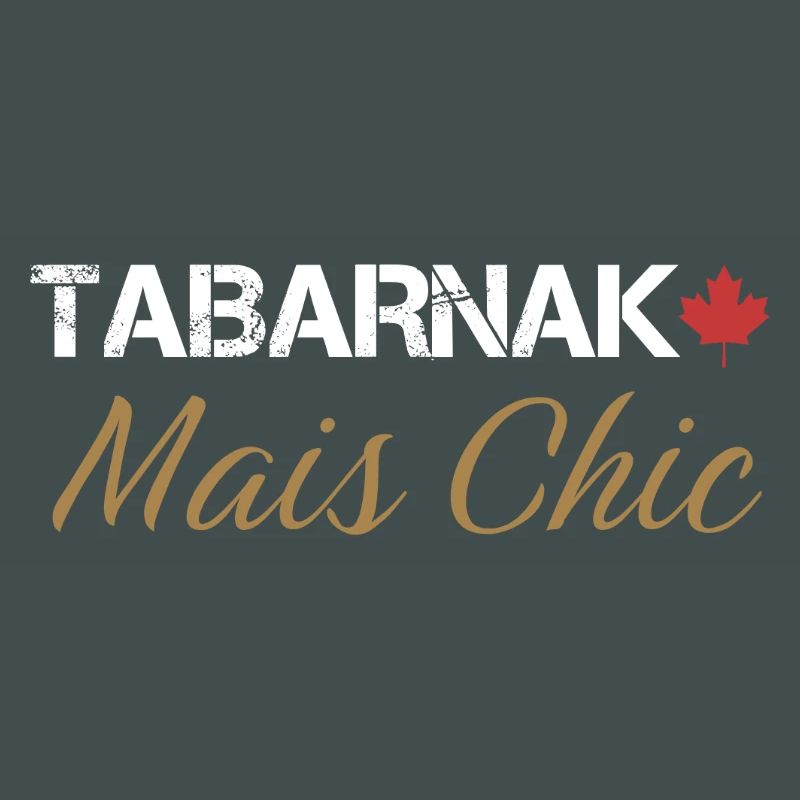Tabarnak Chic Elegant Nature Pattern