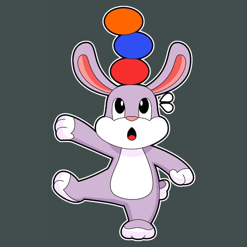 Bunny Easter Dancing