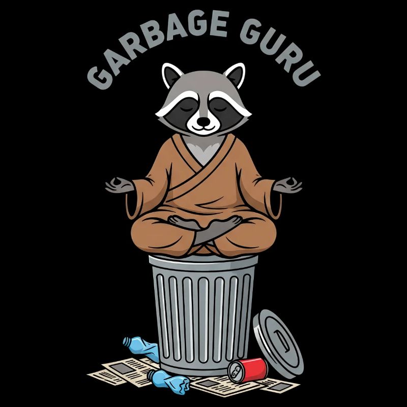 Müllguru Waschbär Zen