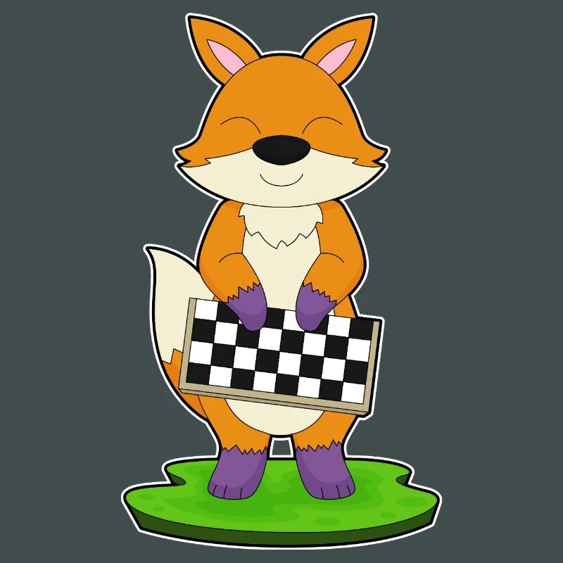 Fuchs Schach Schachbrett Brettspiel
