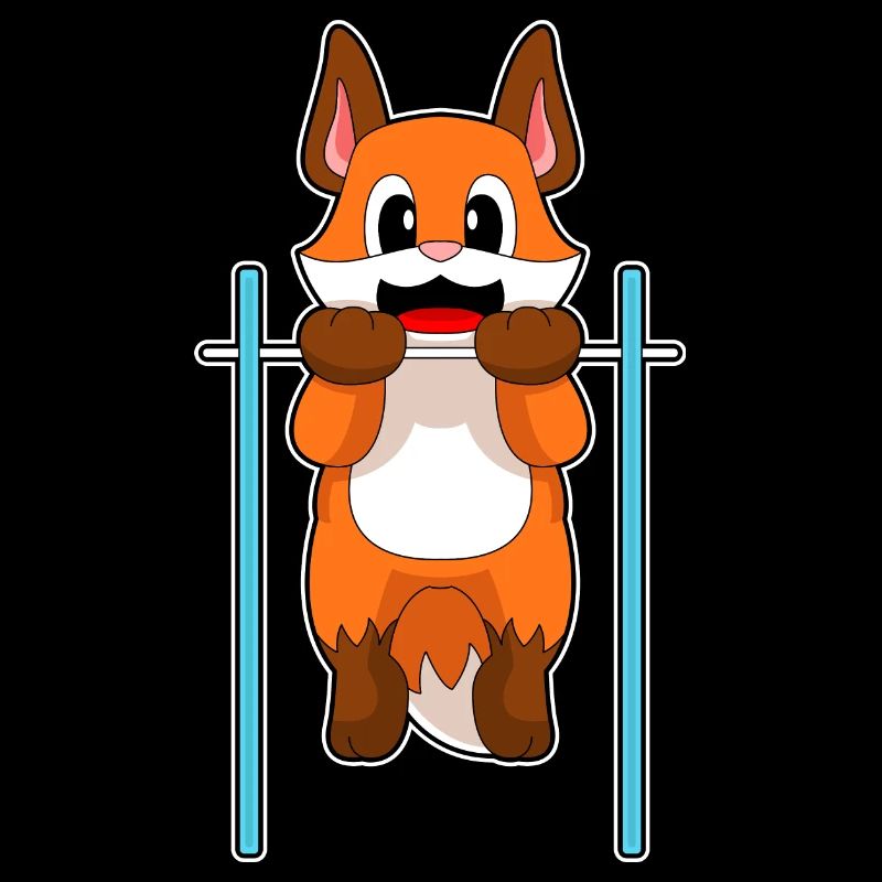 Fox Bodybuilder Tractions Musculation
