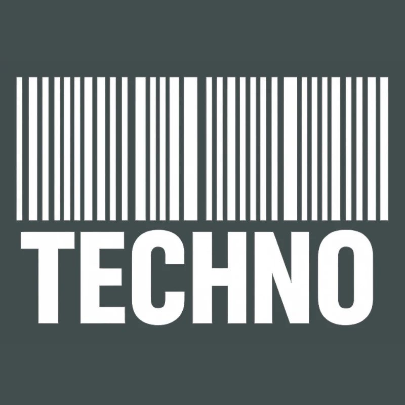 Techno Barcode Muster