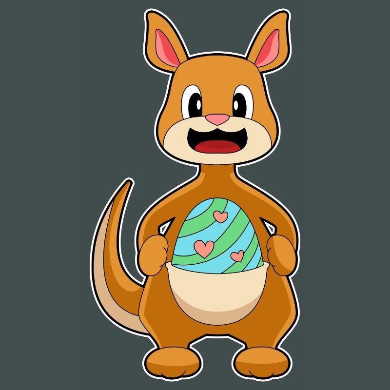 Kangaroo Easter Easter Egg