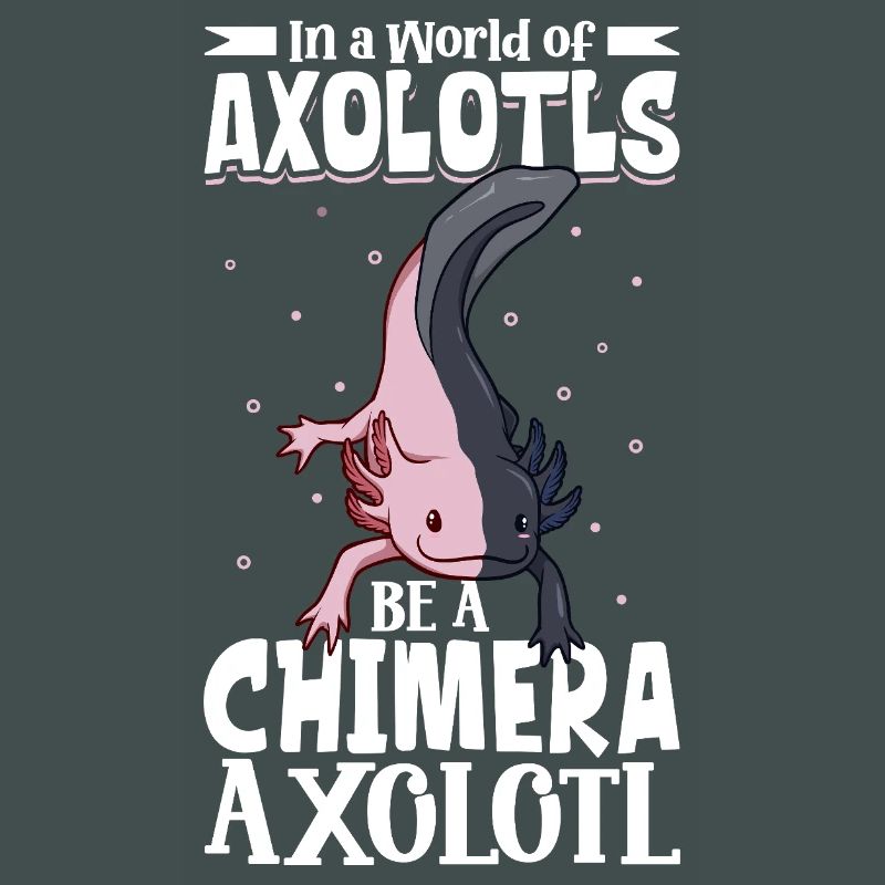Sei ein Chimera Axolotl