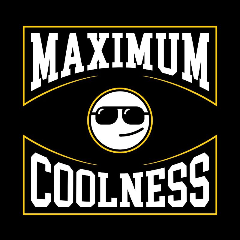 Coolitude maximale Design d’émoticône rétro