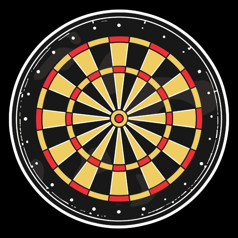 Graphique du jeu de fléchettes