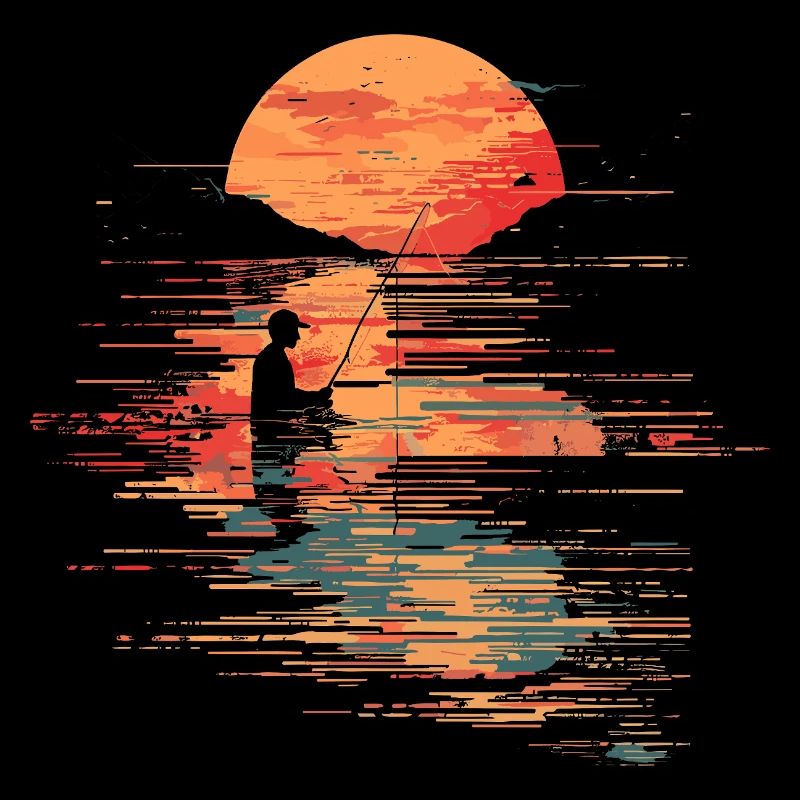 Fischerei Illustration