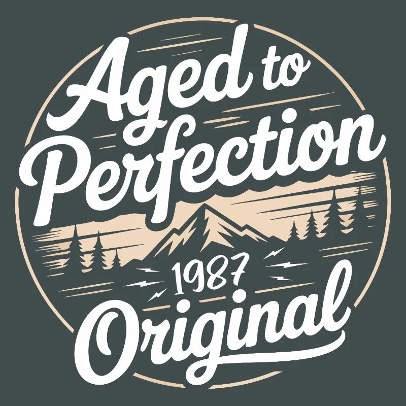 Vintage 1987 Né Rétro Original 1987