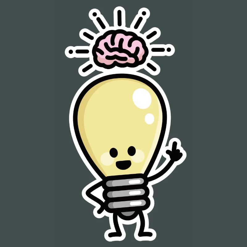 Light Bulb Idea Brains Creative Genius Creativity