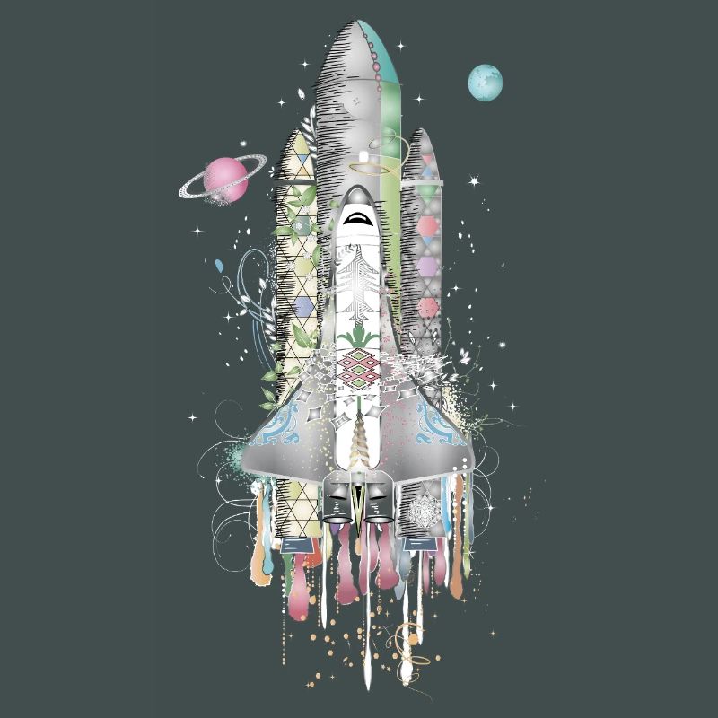 Imaginative Space Shuttle - Artfully Designed