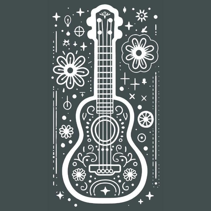 Ukulele Drawing