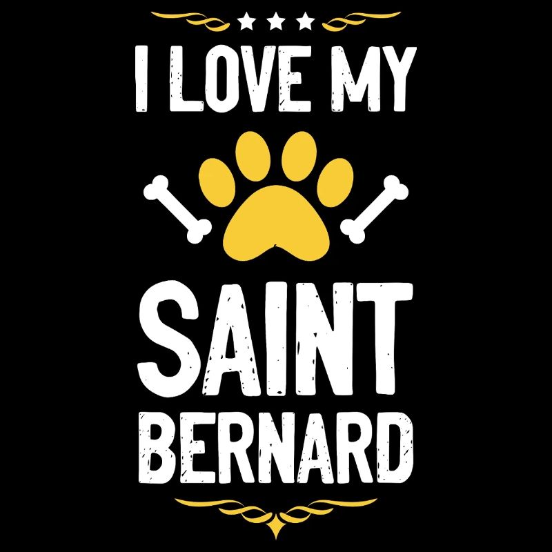 J’aime mon Saint-Bernard